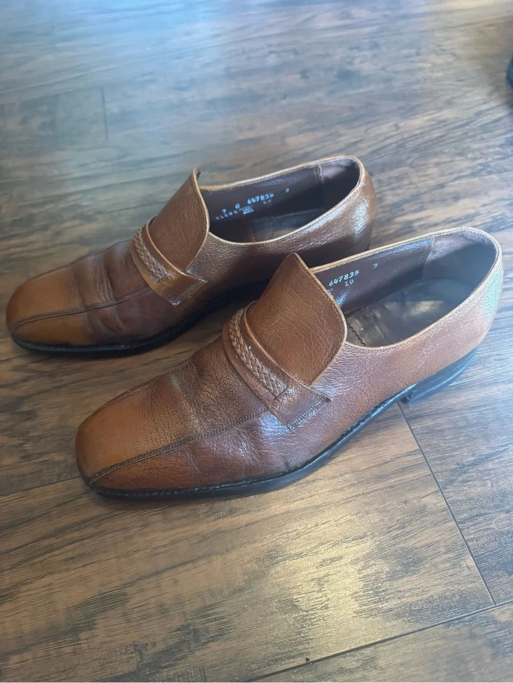 Vintage Florsheim Imperial leather loafers